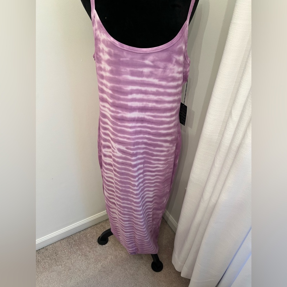 New with Tags!  Forever21 Bodycon Maxi Dress Purple Tie-Dye, Size 3X